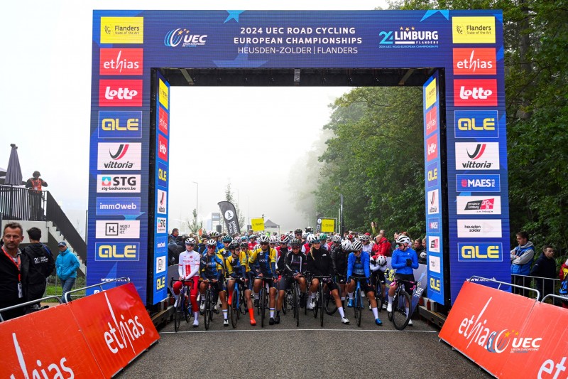 2024 UEC Road European Championships - Limburg - Flanders - Women U23 Road Race 101,4 km - 13/09/2024 - Start - photo Ivan Benedetto/SprintCyclingAgency?2024